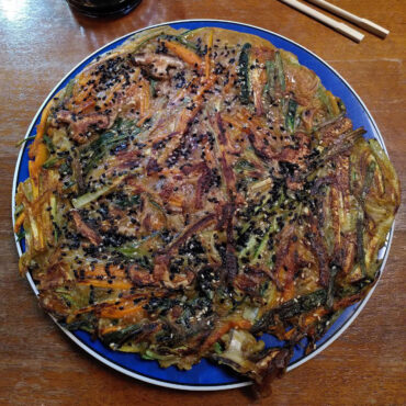 Yachaejeon - Koreanische Gemüsepancakes vegan